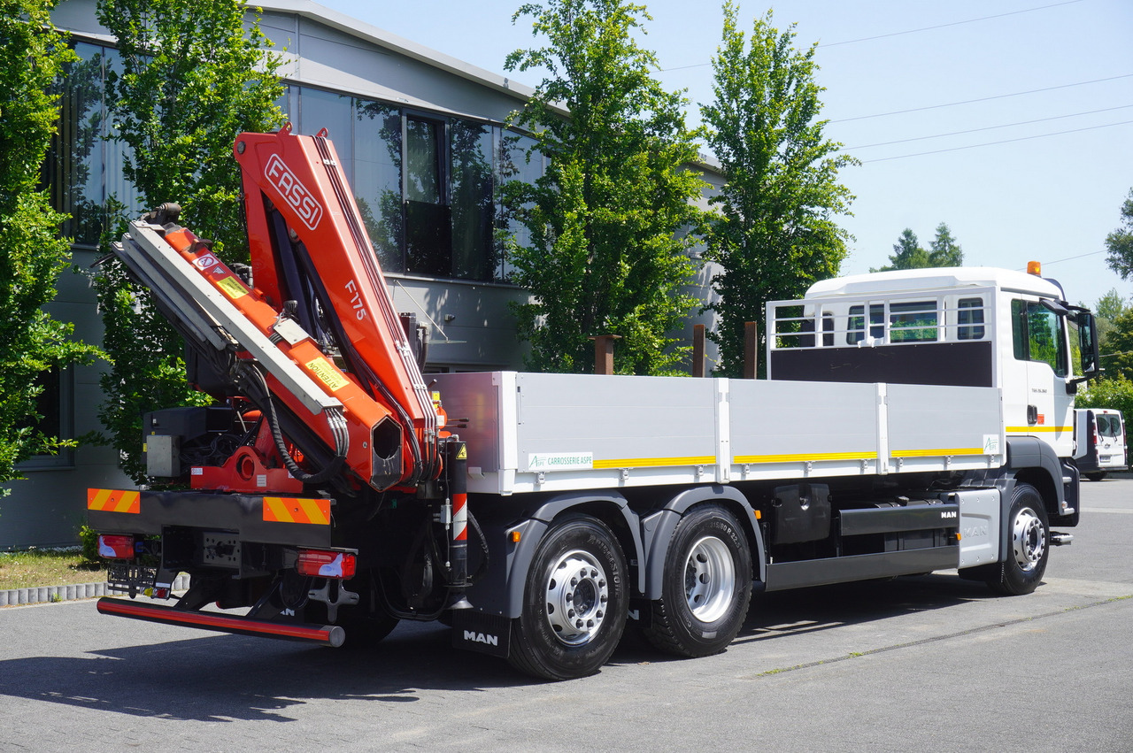 MAN TGS 26.360 Flatbed / Fassi F175 7.7 T / steered 3rd axle - Pritsche LKW, Autokran: das Bild 5 MAN TGS 26.360 Flatbed / Fassi F175 7.7 T / steered 3rd axle - Pritsche LKW, Autokran: das Bild 5