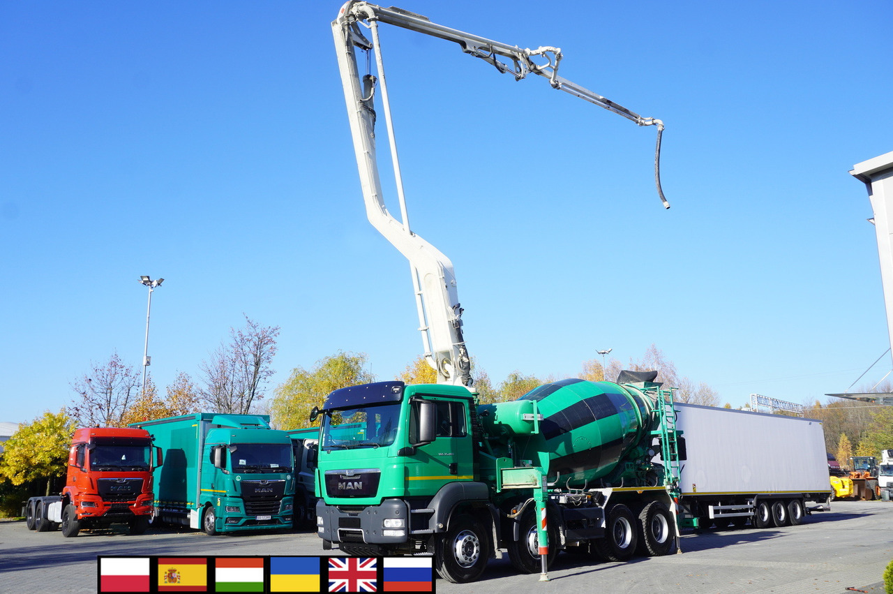 MAN TGS 35.480 8x4 Concrete Mixer Pump truck / Putzmeister M24-3 / 1600 MTH! - Betonpumpe: das Bild 1 MAN TGS 35.480 8x4 Concrete Mixer Pump truck / Putzmeister M24-3 / 1600 MTH! - Betonpumpe: das Bild 1