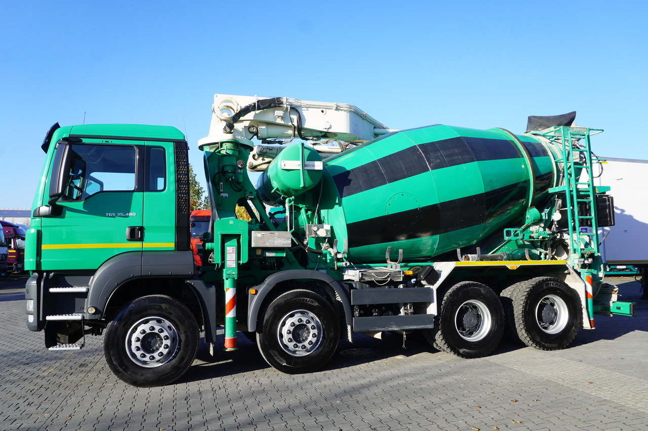 MAN TGS 35.480 8x4 Concrete Mixer Pump truck / Putzmeister M24-3 / 1600 MTH! - Fahrmischer: das Bild 3 MAN TGS 35.480 8x4 Concrete Mixer Pump truck / Putzmeister M24-3 / 1600 MTH! - Fahrmischer: das Bild 3
