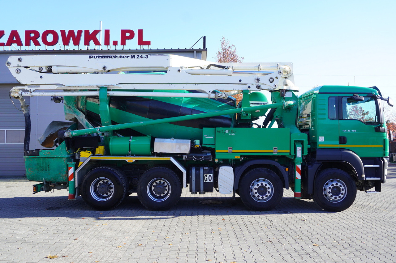 MAN TGS 35.480 8x4 Concrete Mixer Pump truck / Putzmeister M24-3 / 1600 MTH! - Fahrmischer: das Bild 5 MAN TGS 35.480 8x4 Concrete Mixer Pump truck / Putzmeister M24-3 / 1600 MTH! - Fahrmischer: das Bild 5