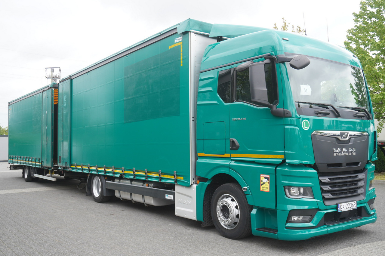 MAN TGX 18.470 / Trailer 19 EPAL / Curtainsider 19 EPAL / 2022 / Retarder / 15 units - Plane LKW: das Bild 2 MAN TGX 18.470 / Trailer 19 EPAL / Curtainsider 19 EPAL / 2022 / Retarder / 15 units - Plane LKW: das Bild 2