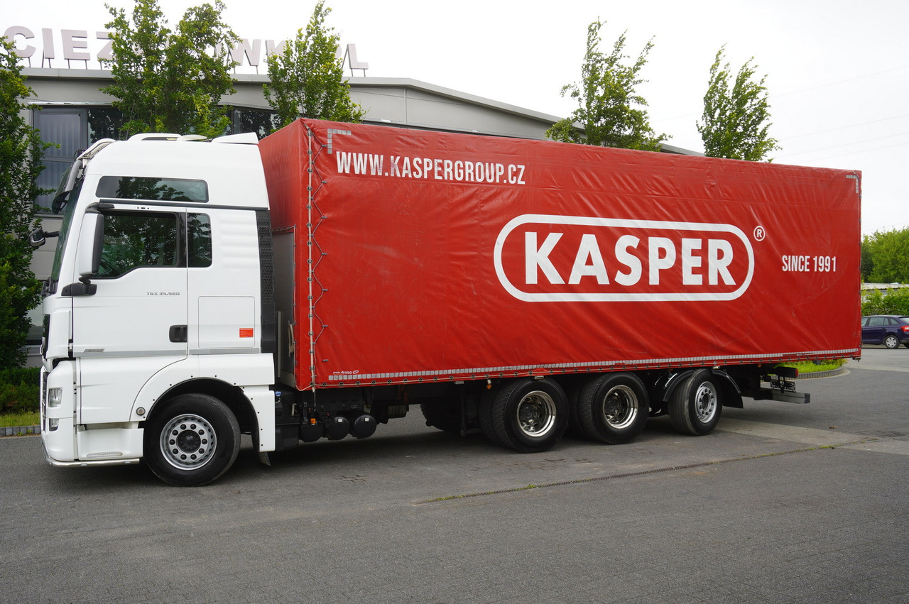 MAN TGX 35.580 E6 8x4 /4 / 23 EPAL tarp superstructure / 4th axle steered - Plane LKW: das Bild 2 MAN TGX 35.580 E6 8x4 /4 / 23 EPAL tarp superstructure / 4th axle steered - Plane LKW: das Bild 2