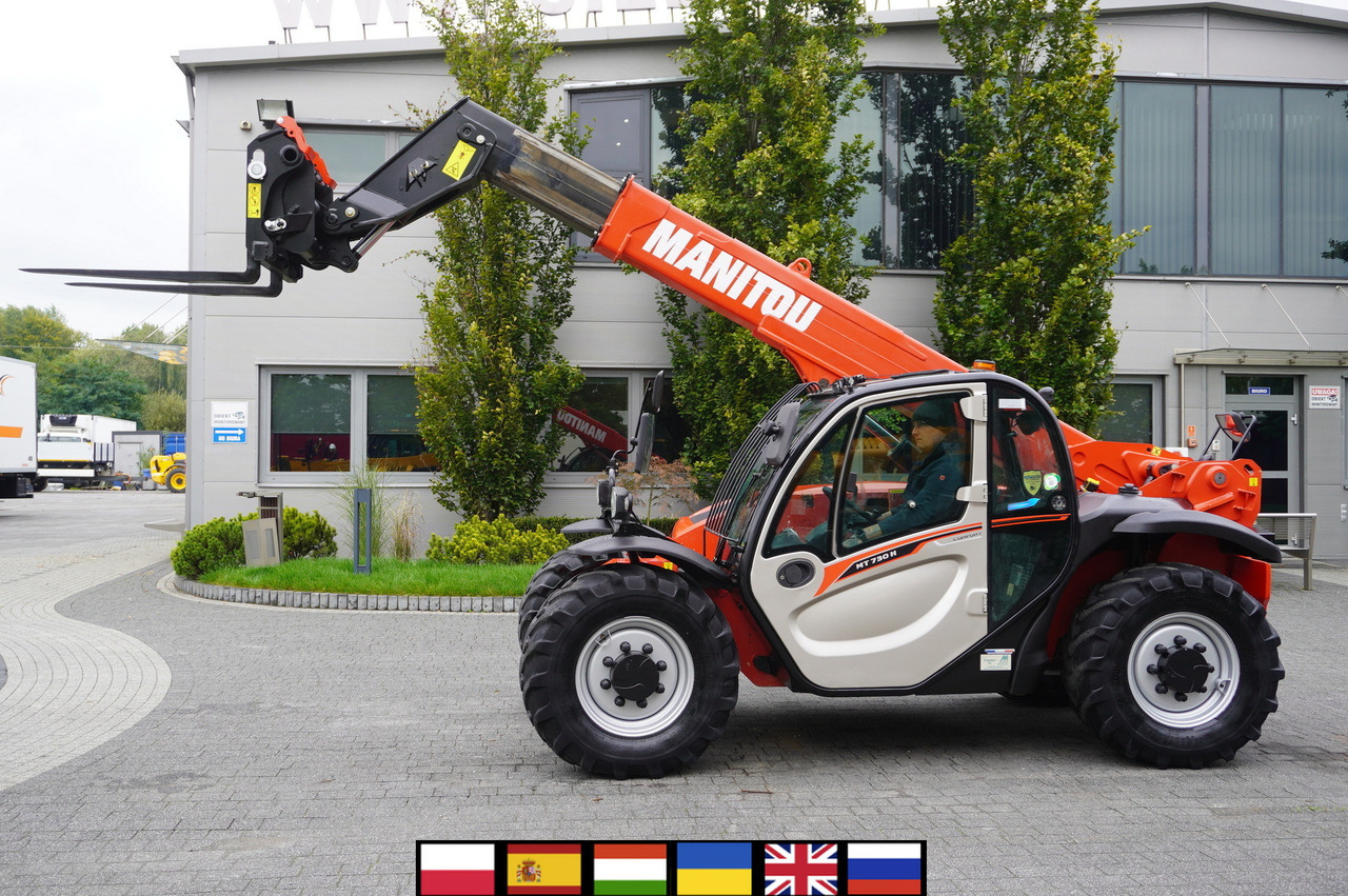 MANITOU MT 730 H / 7 m reach / 3 t / height 190 cm / 2900 MTH! / Joystick - Teleskopradlader: das Bild 1 MANITOU MT 730 H / 7 m reach / 3 t / height 190 cm / 2900 MTH! / Joystick - Teleskopradlader: das Bild 1