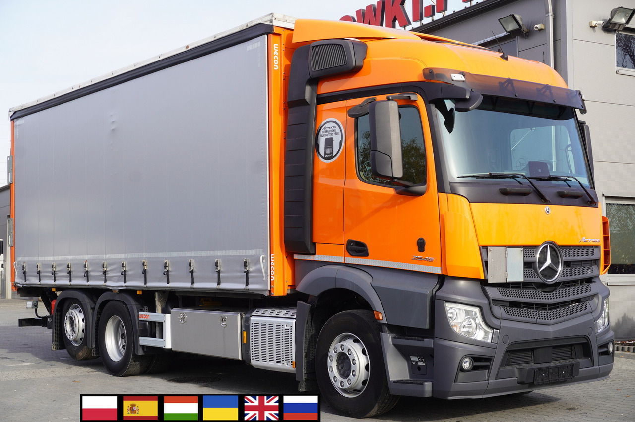 MERCEDES-BENZ Actros 2545 6×2 MP5 / FULL ADR / Curtainsider 17 EPAL - Plane LKW: das Bild 1 MERCEDES-BENZ Actros 2545 6×2 MP5 / FULL ADR / Curtainsider 17 EPAL - Plane LKW: das Bild 1