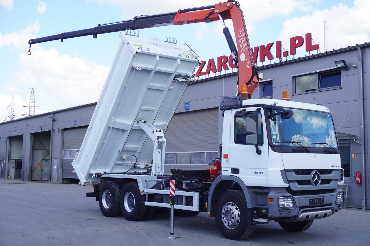 MERCEDES-BENZ Actros 2641 6×4 E5 / Crane / Dumper / 110000 km! - Kipper, Autokran: das Bild 1 MERCEDES-BENZ Actros 2641 6×4 E5 / Crane / Dumper / 110000 km! - Kipper, Autokran: das Bild 1