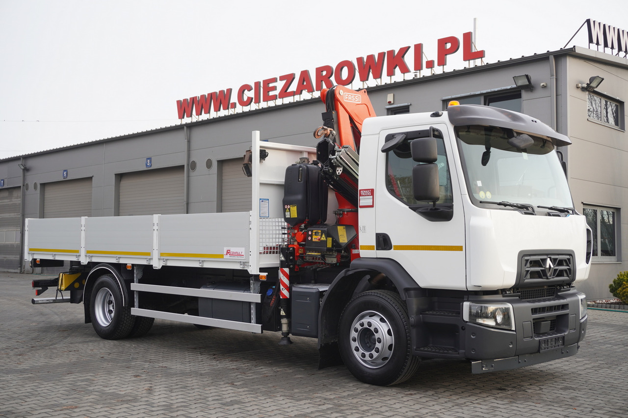RENAULT C280 DTI 8 / FASSI crane 5.6 T / range 8 m / Flatbed 15 EPAL - Pritsche LKW, Autokran: das Bild 2 RENAULT C280 DTI 8 / FASSI crane 5.6 T / range 8 m / Flatbed 15 EPAL - Pritsche LKW, Autokran: das Bild 2