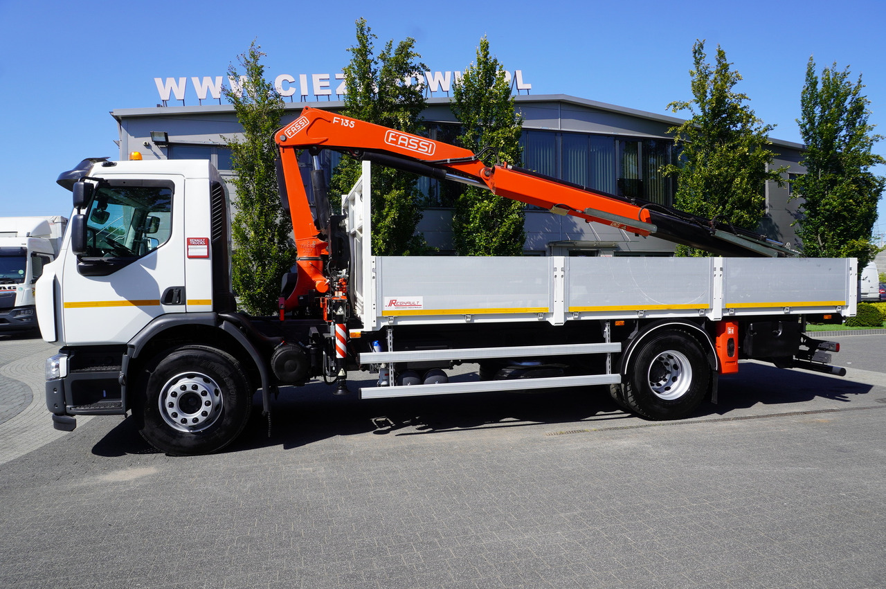 RENAULT C280 DTI 8 / FASSI crane 5.6 T / range 8 m / Flatbed 15 EPAL - Pritsche LKW, Autokran: das Bild 2 RENAULT C280 DTI 8 / FASSI crane 5.6 T / range 8 m / Flatbed 15 EPAL - Pritsche LKW, Autokran: das Bild 2