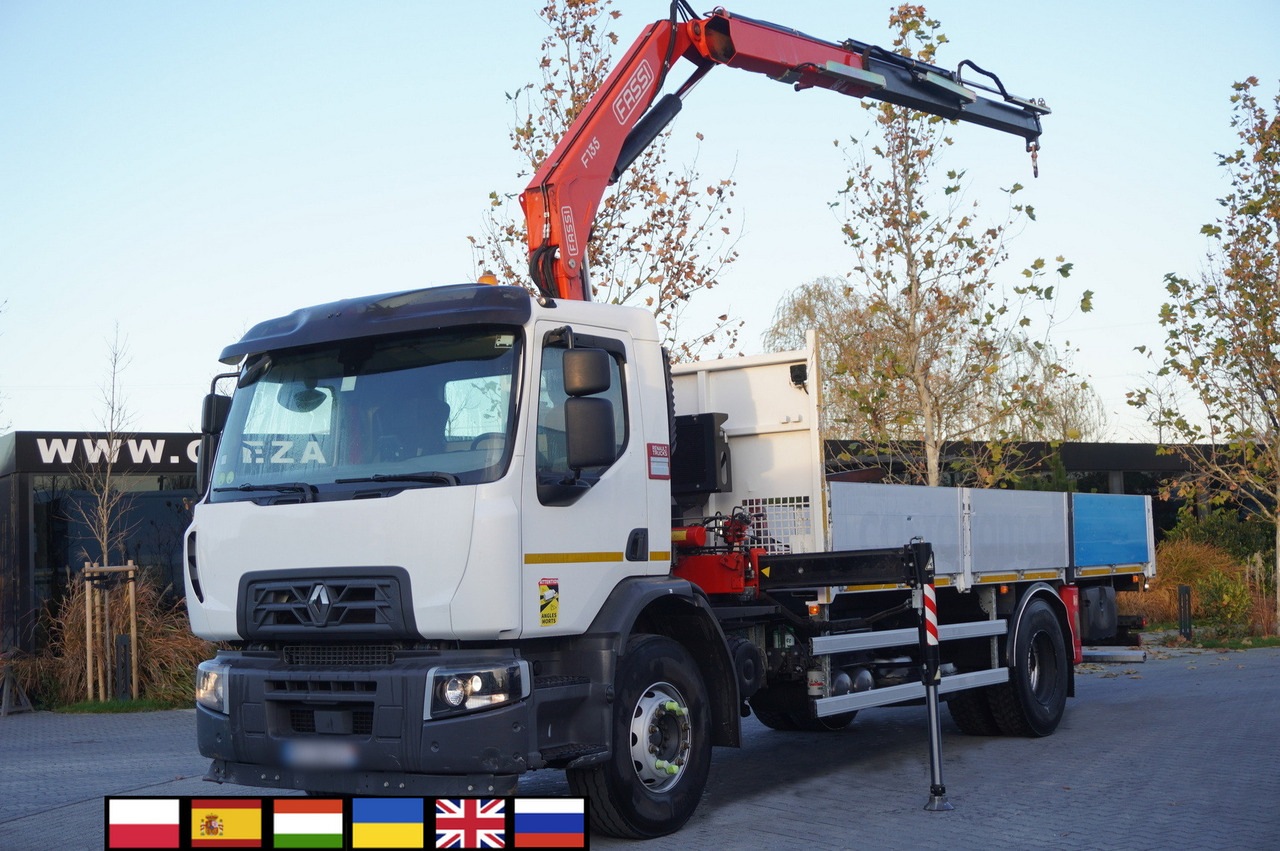 RENAULT C280 DTI 8 / FASSI crane 5.6 T / range 8 m / Flatbed 15 EPAL - Autokran: das Bild 1 RENAULT C280 DTI 8 / FASSI crane 5.6 T / range 8 m / Flatbed 15 EPAL - Autokran: das Bild 1