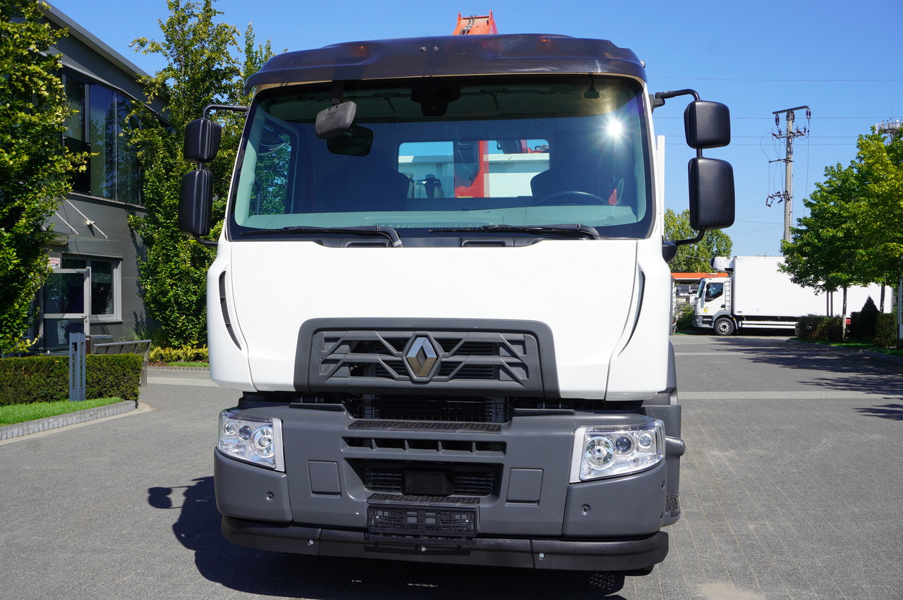 Pritsche LKW, Autokran RENAULT C280 DTI 8 / FASSI crane 5.6 T / range 8 m / Flatbed 15 EPAL: das Bild 8