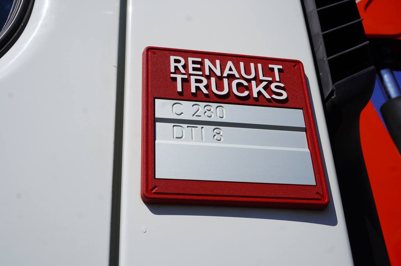 Pritsche LKW, Autokran RENAULT C280 DTI 8 / FASSI crane 5.6 T / range 8 m / Flatbed 15 EPAL: das Bild 17
