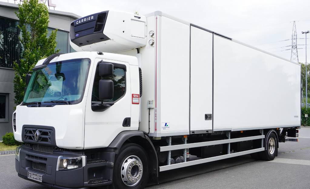 RENAULT D19 285 HP E6 Cold storage/ ATP/FNA / 22 Pallets / BITEMPERATURE - Kühlkoffer LKW: das Bild 1 RENAULT D19 285 HP E6 Cold storage/ ATP/FNA / 22 Pallets / BITEMPERATURE - Kühlkoffer LKW: das Bild 1