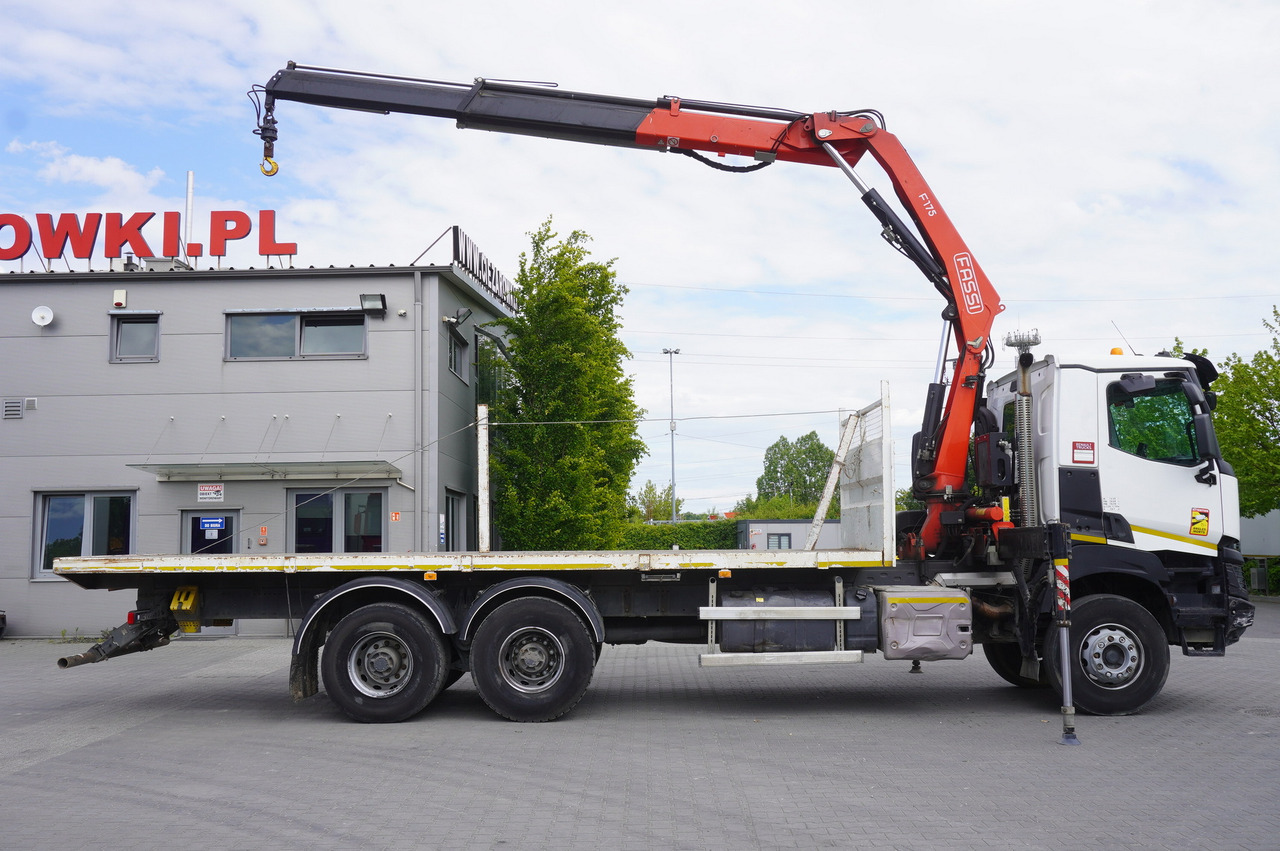 RENAULT K380 6x4 / FASSI F175 crane 7.85 t / 120 thousand km - Pritsche LKW, Autokran: das Bild 5 RENAULT K380 6x4 / FASSI F175 crane 7.85 t / 120 thousand km - Pritsche LKW, Autokran: das Bild 5