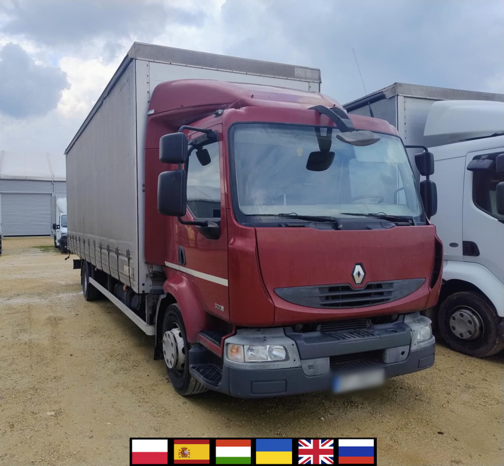 RENAULT Midlum 300 / Curtain 18 EPAL / Sleeping cab - Plane LKW: das Bild 1 RENAULT Midlum 300 / Curtain 18 EPAL / Sleeping cab - Plane LKW: das Bild 1