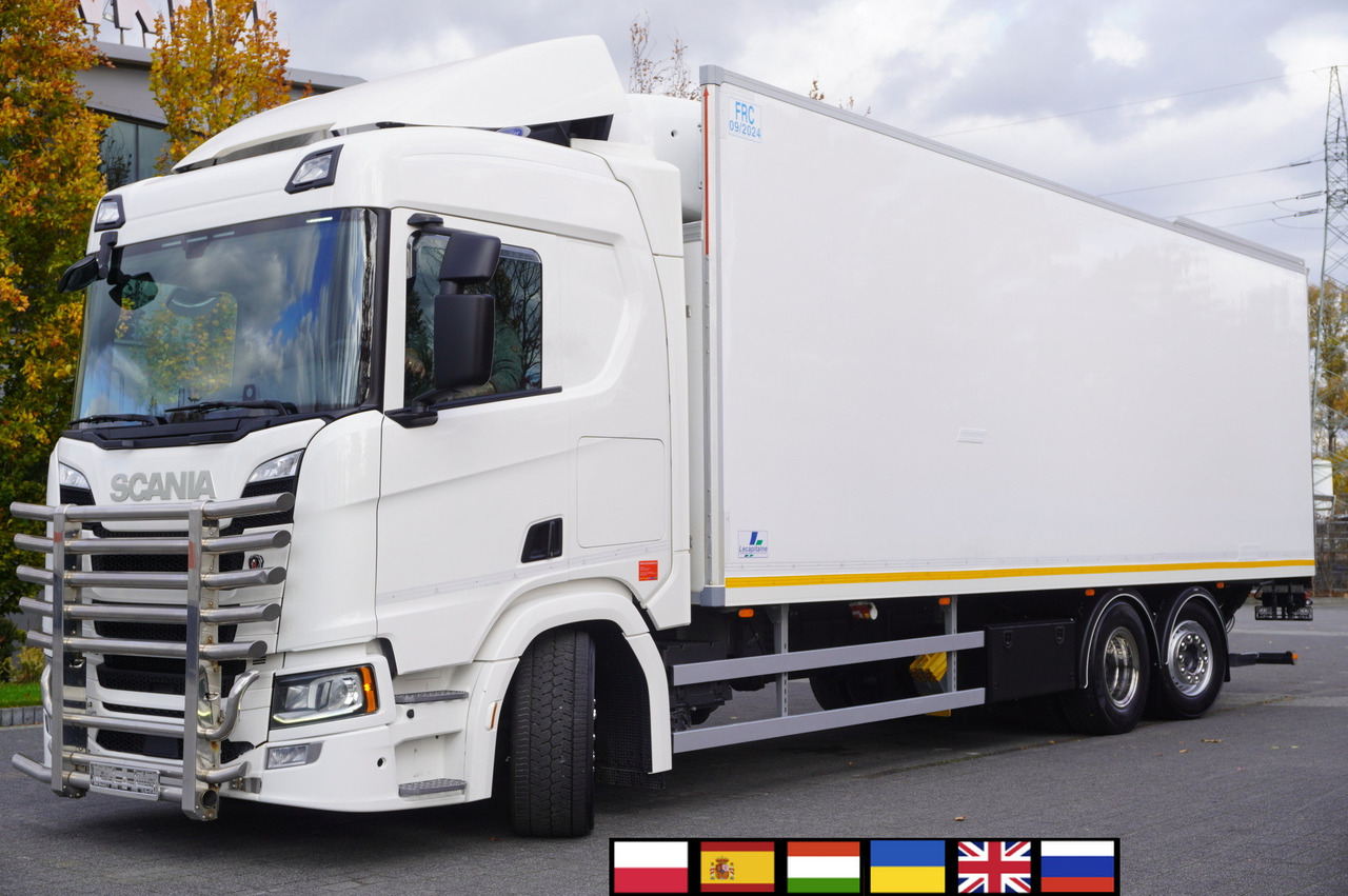 SCANIA R500 E6 6x2 / Lecapitaine 21 EPAL refrigerator / Carrier Supra 1150 / 2021 / steered axle - Kühlkoffer LKW: das Bild 1 SCANIA R500 E6 6x2 / Lecapitaine 21 EPAL refrigerator / Carrier Supra 1150 / 2021 / steered axle - Kühlkoffer LKW: das Bild 1