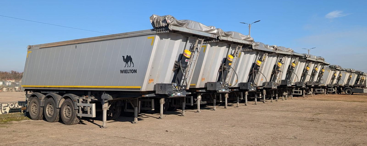 WIELTON NW-3 / weight 6.2 t / capacity 38m3 / Electrically folded roof / Teflon / 20 units, 2022 - Kipper Auflieger: das Bild 2 WIELTON NW-3 / weight 6.2 t / capacity 38m3 / Electrically folded roof / Teflon / 20 units, 2022 - Kipper Auflieger: das Bild 2