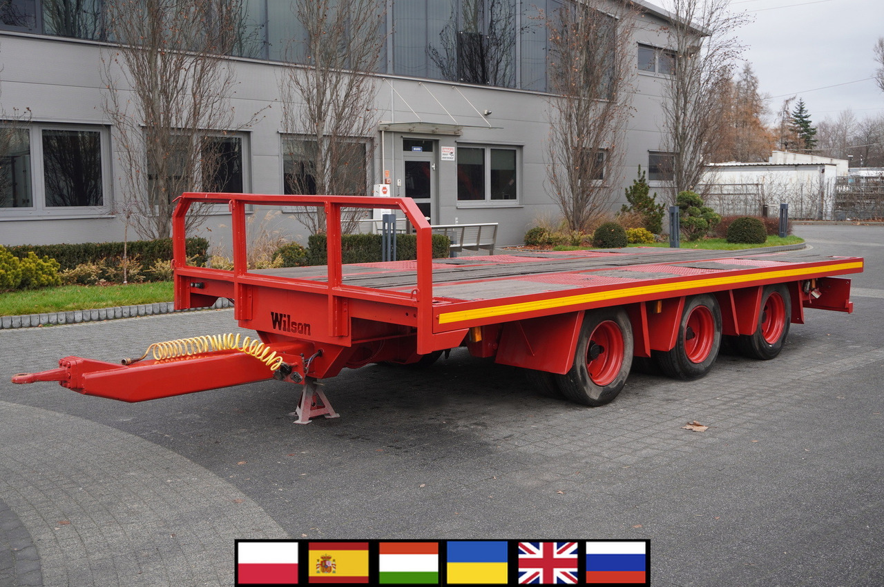 Wilson CTAA3 Flatbed trailer - Pritschenanhänger/ Plattformanhänger: das Bild 1 Wilson CTAA3 Flatbed trailer - Pritschenanhänger/ Plattformanhänger: das Bild 1