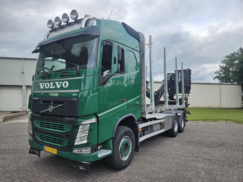 Volvo FH 500 GT XL Manuel Full Steel Big Axles Hubreduction Retarder - Holztransporter, Autokran: das Bild 1 Volvo FH 500 GT XL Manuel Full Steel Big Axles Hubreduction Retarder - Holztransporter, Autokran: das Bild 1
