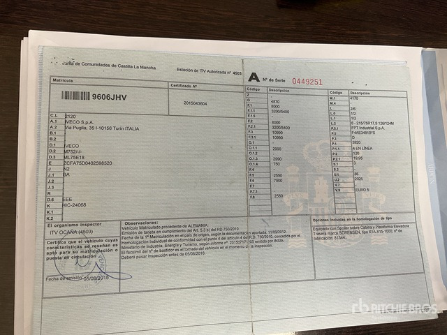 2010 Iveco Eurocargo 75E18 4x2 Van Truck - Koffer LKW: das Bild 1 2010 Iveco Eurocargo 75E18 4x2 Van Truck - Koffer LKW: das Bild 1