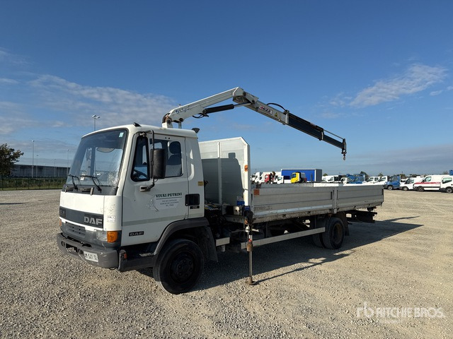 1996 DAF 150E2 PM 4622 2000 kg on 4x2 Flatbed Truck with Crane - Pritsche LKW, Autokran: das Bild 2 1996 DAF 150E2 PM 4622 2000 kg on 4x2 Flatbed Truck with Crane - Pritsche LKW, Autokran: das Bild 2