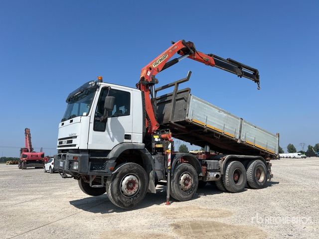 2000 Iveco Eurotrakker 1999 Palfinger PK16000 5550 kg ... Dump Truck with Crane - Kipper, Autokran: das Bild 1 2000 Iveco Eurotrakker 1999 Palfinger PK16000 5550 kg ... Dump Truck with Crane - Kipper, Autokran: das Bild 1