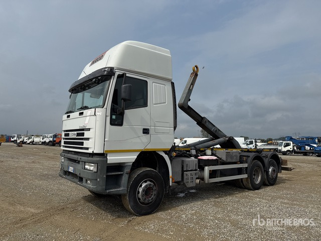 2001 Iveco Eurostar 260E40 6x2 Sleeper Roll-Off Truck - Abrollkipper: das Bild 1 2001 Iveco Eurostar 260E40 6x2 Sleeper Roll-Off Truck - Abrollkipper: das Bild 1