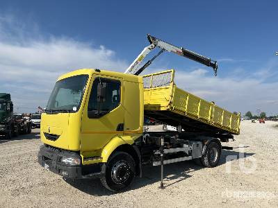 RENAULT MIDLUM 210 Bonfiglioli P5000L on 4x2 - Kipper, Autokran: das Bild 1 RENAULT MIDLUM 210 Bonfiglioli P5000L on 4x2 - Kipper, Autokran: das Bild 1
