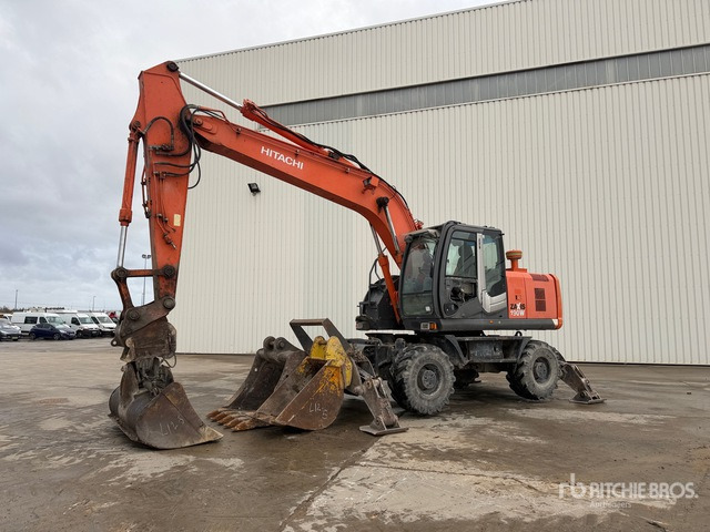 2008 Hitachi ZX190W-3 Pelle Sur Pneus Wheel Excavator - Mobilbagger: das Bild 1 2008 Hitachi ZX190W-3 Pelle Sur Pneus Wheel Excavator - Mobilbagger: das Bild 1