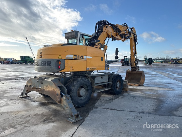 2012 Liebherr A314 Litronic Pelle Sur Pneus Wheel Excavator - Mobilbagger: das Bild 3 2012 Liebherr A314 Litronic Pelle Sur Pneus Wheel Excavator - Mobilbagger: das Bild 3