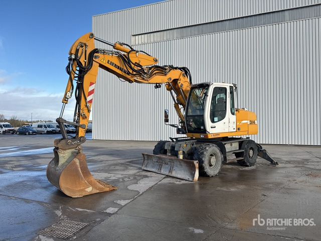2012 Liebherr A314 Litronic Pelle Sur Pneus Wheel Excavator - Mobilbagger: das Bild 1 2012 Liebherr A314 Litronic Pelle Sur Pneus Wheel Excavator - Mobilbagger: das Bild 1
