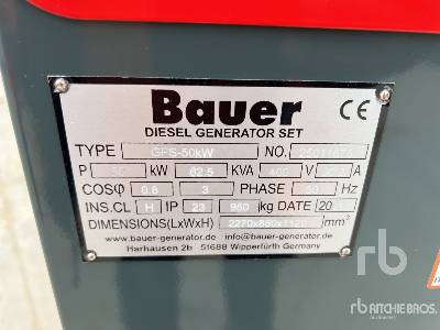 BAUER GFS-50KW 62.5 kVA Skid-Mounted (Unused) - Stromgenerator: das Bild 5 BAUER GFS-50KW 62.5 kVA Skid-Mounted (Unused) - Stromgenerator: das Bild 5
