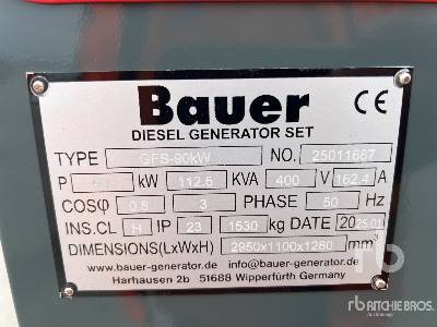 BAUER GFS-90KW 112.5 kVA Skid-Mounted (Unused) - Stromgenerator: das Bild 5 BAUER GFS-90KW 112.5 kVA Skid-Mounted (Unused) - Stromgenerator: das Bild 5