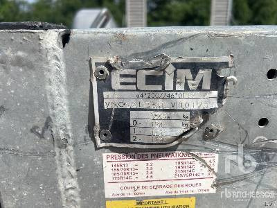 ECIM PEGD35 Remorque 2 Essieux - Baumaschinenanhänger: das Bild 5 ECIM PEGD35 Remorque 2 Essieux - Baumaschinenanhänger: das Bild 5