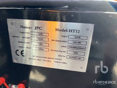 JPC HT12 Mini Pelle (Non Utilise) (Unused) - Minibagger: das Bild 5 JPC HT12 Mini Pelle (Non Utilise) (Unused) - Minibagger: das Bild 5