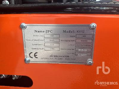 JPC KV12 Mini Pelle (Non Utilise) (Unused) - Minibagger: das Bild 5 JPC KV12 Mini Pelle (Non Utilise) (Unused) - Minibagger: das Bild 5