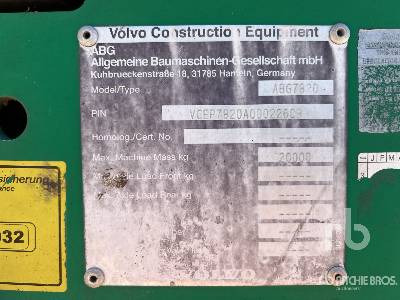 VOLVO ABG7820 Finisseur - Asphaltfertiger/ Straßenfertiger: das Bild 5 VOLVO ABG7820 Finisseur - Asphaltfertiger/ Straßenfertiger: das Bild 5