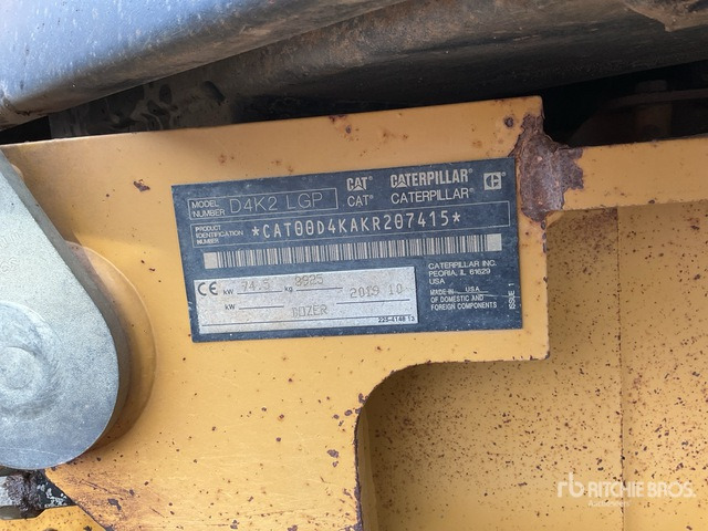 2019 Cat D4K2LGP Crawler Dozer - Bulldozer: das Bild 3 2019 Cat D4K2LGP Crawler Dozer - Bulldozer: das Bild 3