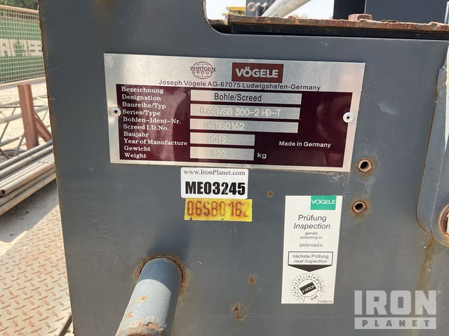 2019 Vogele Super 1800-2HD Track Asphalt Paver - Asphaltfertiger/ Straßenfertiger: das Bild 5 2019 Vogele Super 1800-2HD Track Asphalt Paver - Asphaltfertiger/ Straßenfertiger: das Bild 5