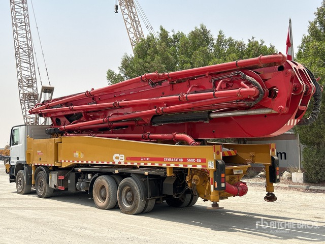 2020 Mercedes-Benz Actros 4141 2020 Sany SYM5449THBE 56 m on 8 ... Concrete Pump Truck - Schlegelmäher/ Mulcher: das Bild 3 2020 Mercedes-Benz Actros 4141 2020 Sany SYM5449THBE 56 m on 8 ... Concrete Pump Truck - Schlegelmäher/ Mulcher: das Bild 3