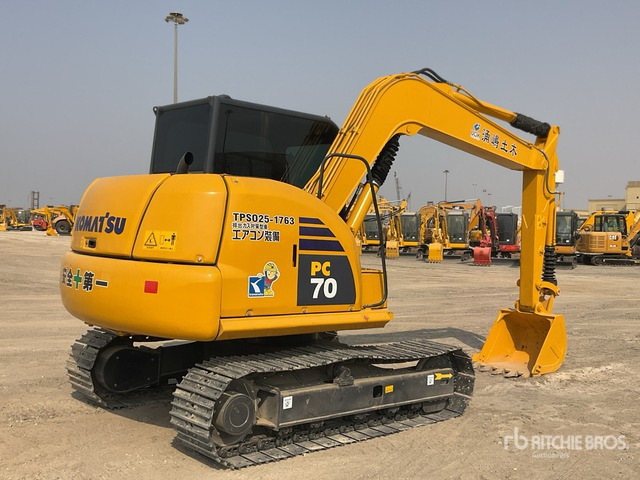 Komatsu PC70-8 - Minibagger: das Bild 4 Komatsu PC70-8 - Minibagger: das Bild 4