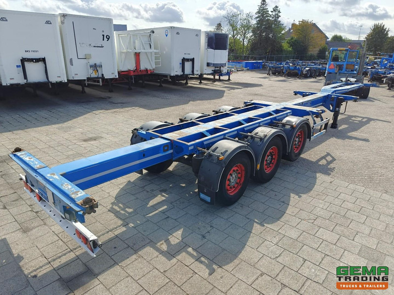 D-Tec FLEXITRAILER 3-Assen SAF - MULTI - Schijfremmen - LiftAs - Alle Aansluitingen - 4819KG - 04/2026 APK - Container/ Wechselfahrgestell Auflieger: das Bild 1 D-Tec FLEXITRAILER 3-Assen SAF - MULTI - Schijfremmen - LiftAs - Alle Aansluitingen - 4819KG - 04/2026 APK - Container/ Wechselfahrgestell Auflieger: das Bild 1
