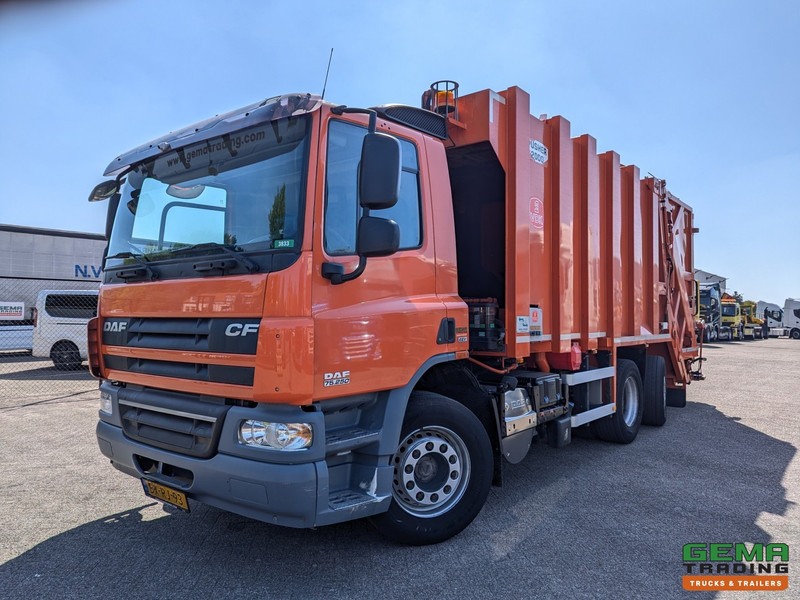 DAF FAN CF75.250 6x2/4 Dagcabine Euro5 - MOL/VDK Pusher 2000 OB + Terberg TCA-DELW-2 - 08/2025APK - Müllwagen: das Bild 1 DAF FAN CF75.250 6x2/4 Dagcabine Euro5 - MOL/VDK Pusher 2000 OB + Terberg TCA-DELW-2 - 08/2025APK - Müllwagen: das Bild 1