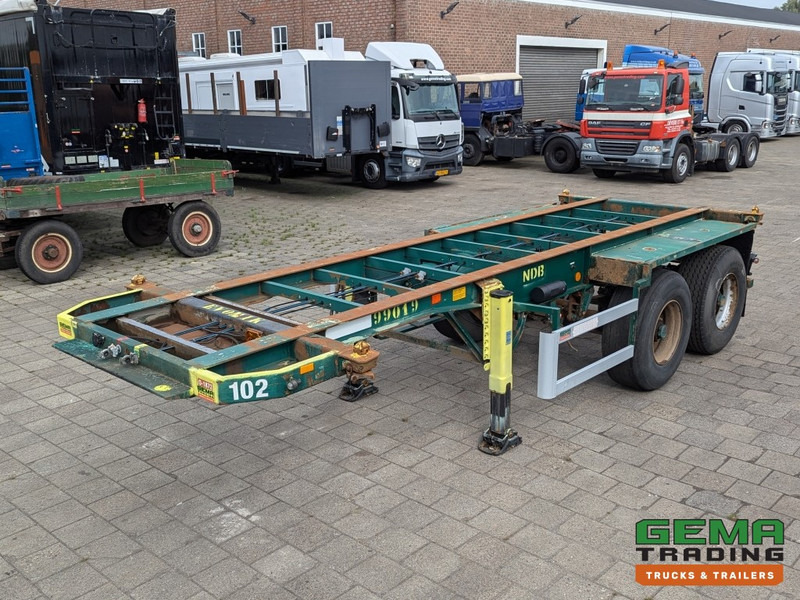 Flandria COP2B 2-Assen ROR Drumbrakes - Steel Suspension - 3140KG - 20FT (O1872) - Container/ Wechselfahrgestell Auflieger: das Bild 4 Flandria COP2B 2-Assen ROR Drumbrakes - Steel Suspension - 3140KG - 20FT (O1872) - Container/ Wechselfahrgestell Auflieger: das Bild 4
