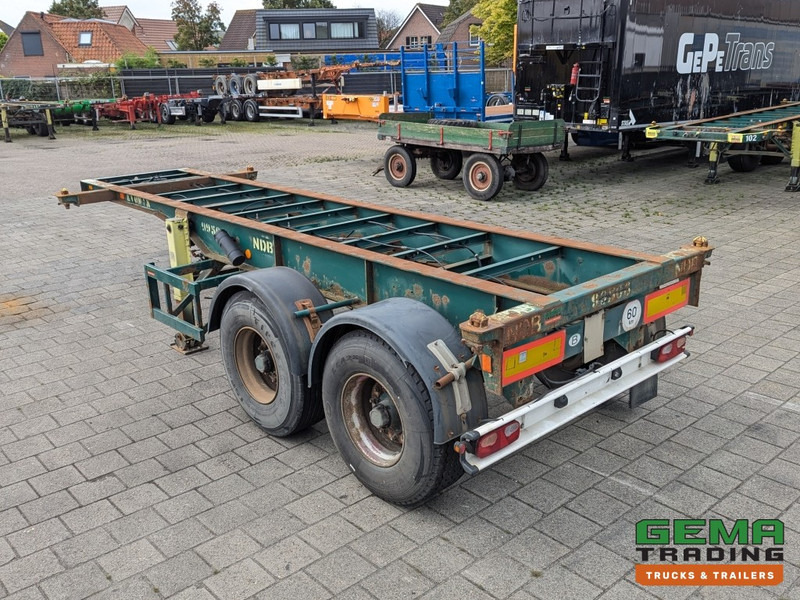 Flandria OP CC 2A 2-Assen ROR DrumBrakes - Steel Suspension - 3350KG - 20FT (O1873) - Container/ Wechselfahrgestell Auflieger: das Bild 3 Flandria OP CC 2A 2-Assen ROR DrumBrakes - Steel Suspension - 3350KG - 20FT (O1873) - Container/ Wechselfahrgestell Auflieger: das Bild 3