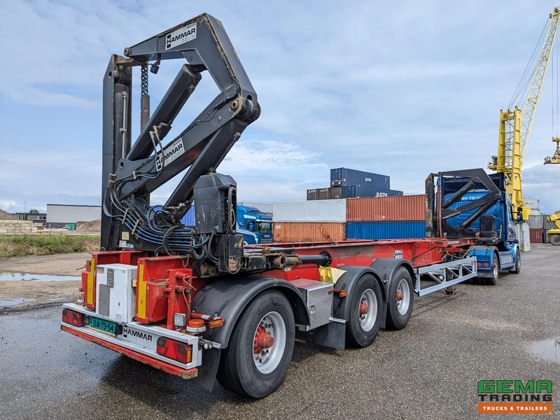 HAMMAR 160 HE 3-Assen - SideLoader - 33T - ContainerStacking - Afstandbediening - Container/ Wechselfahrgestell Auflieger: das Bild 2 HAMMAR 160 HE 3-Assen - SideLoader - 33T - ContainerStacking - Afstandbediening - Container/ Wechselfahrgestell Auflieger: das Bild 2