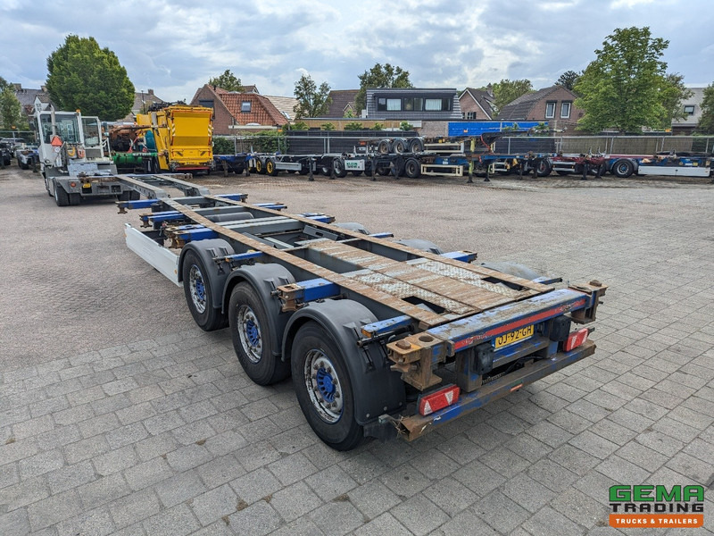Krone SDC 27 3-Assen SAF - Lift as - Schijfremmen - Achterschuiver - 20 2x20FT/30/40FT - Container/ Wechselfahrgestell Auflieger: das Bild 3 Krone SDC 27 3-Assen SAF - Lift as - Schijfremmen - Achterschuiver - 20 2x20FT/30/40FT - Container/ Wechselfahrgestell Auflieger: das Bild 3