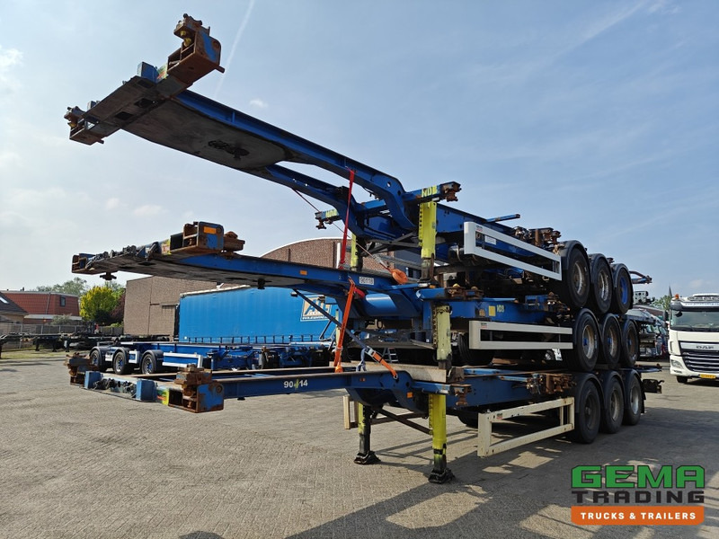 Krone SDC 27 3-assen BPW - DrumBrakes - 4700KG - 2x 20FT 1x 30FT 1x40FT - Package of 3 - NL kentekens - Container/ Wechselfahrgestell Auflieger: das Bild 1 Krone SDC 27 3-assen BPW - DrumBrakes - 4700KG - 2x 20FT 1x 30FT 1x40FT - Package of 3 - NL kentekens - Container/ Wechselfahrgestell Auflieger: das Bild 1