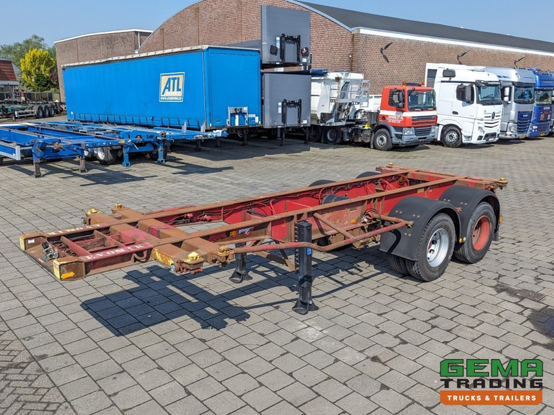 Krone SZC 20FT 2-Assen ROR - STEEL Suspension - DOUBLE tires - DrumBrakes (O1869) - Container/ Wechselfahrgestell Auflieger: das Bild 2 Krone SZC 20FT 2-Assen ROR - STEEL Suspension - DOUBLE tires - DrumBrakes (O1869) - Container/ Wechselfahrgestell Auflieger: das Bild 2