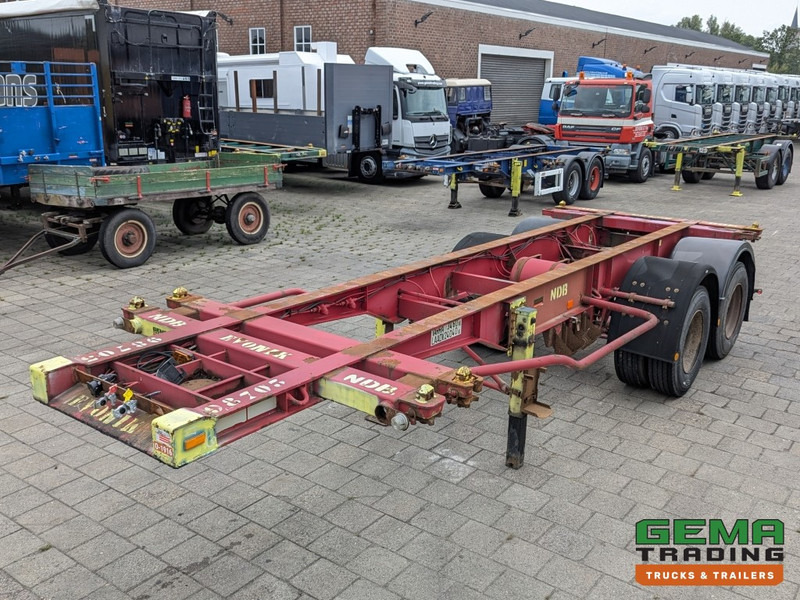 Krone SZC 20FT 2-Assen ROR - STEEL Suspension - DOUBLE tires - DrumBrakes (O1916) - Container/ Wechselfahrgestell Auflieger: das Bild 4 Krone SZC 20FT 2-Assen ROR - STEEL Suspension - DOUBLE tires - DrumBrakes (O1916) - Container/ Wechselfahrgestell Auflieger: das Bild 4