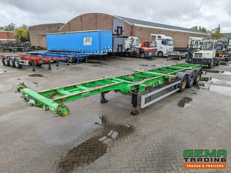 Lecitrailer 3E20-PC.HC 3-Assen BPW Lift-As - 4800kg - 1x 20FT 2x20FT 1x30FT 1x40FT (O1774) - Container/ Wechselfahrgestell Auflieger: das Bild 2 Lecitrailer 3E20-PC.HC 3-Assen BPW Lift-As - 4800kg - 1x 20FT 2x20FT 1x30FT 1x40FT (O1774) - Container/ Wechselfahrgestell Auflieger: das Bild 2