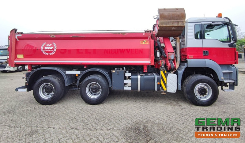 Kipper, Autokran MAN TGS 26.400 6x6 4 Daycab Euro4 - HMF1643Z2 - Hyva 2-Zijdige Kipper 5.4m. - REBUILT ENGINE - TOP! (V584): das Bild 11
